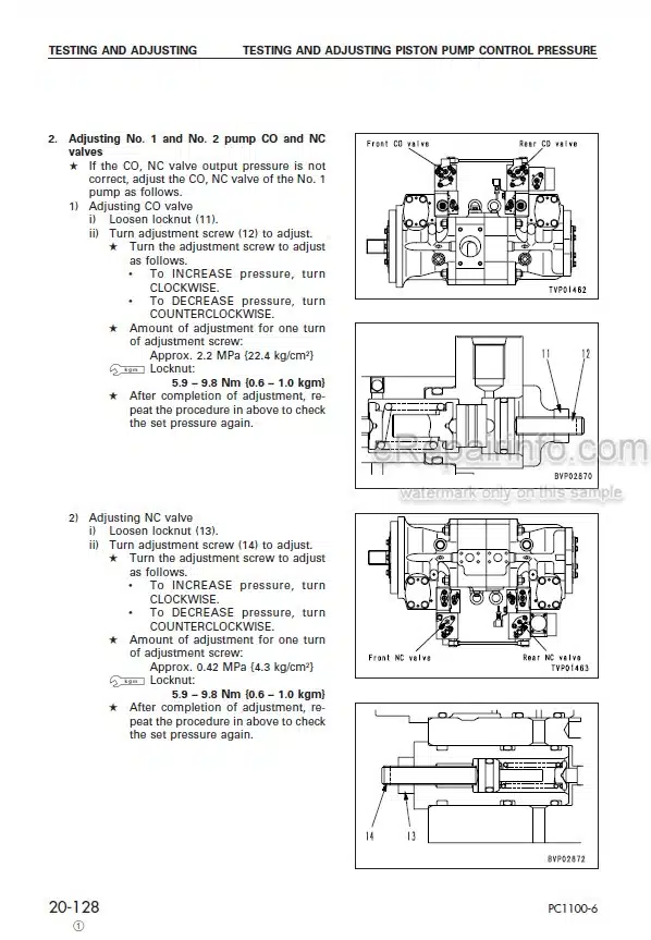 Photo 3 - Komatsu PC1100-6 PC1100SP-6 PC1100LC-6 Shop Manual Excavator SEBM014206