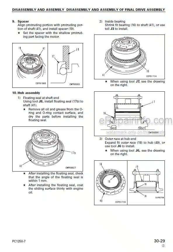 Photo 6 - Komatsu PC1250-7 PC1250SP-7 PC1250LC-7 Shop Manual Excavator SEBM027309