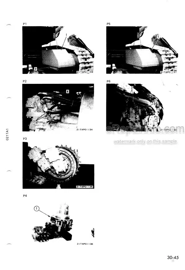 Photo 10 - Komatsu PC1600-1 Shop Manual Excavator SEBM021TA103