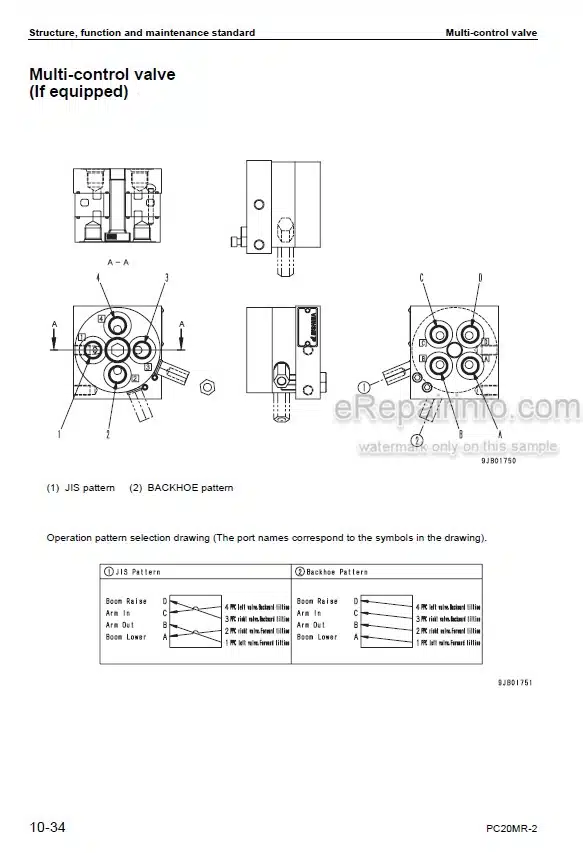 Photo 6 - Komatsu PC20MR-2 Shop Manual Excavator SEBM037001