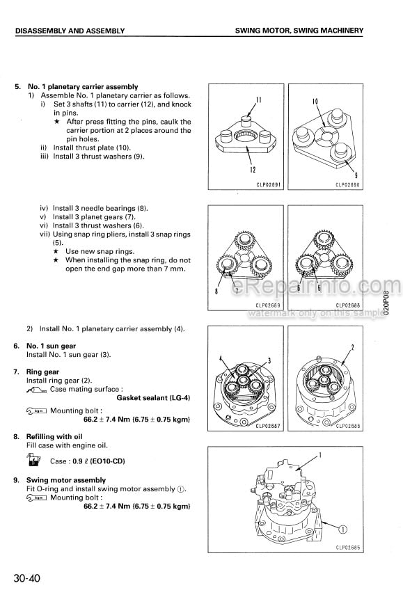 Photo 2 - Komatsu PC20R-8 PC25R-8 PC27R-8 Shop Manual Excavator SEBM010801