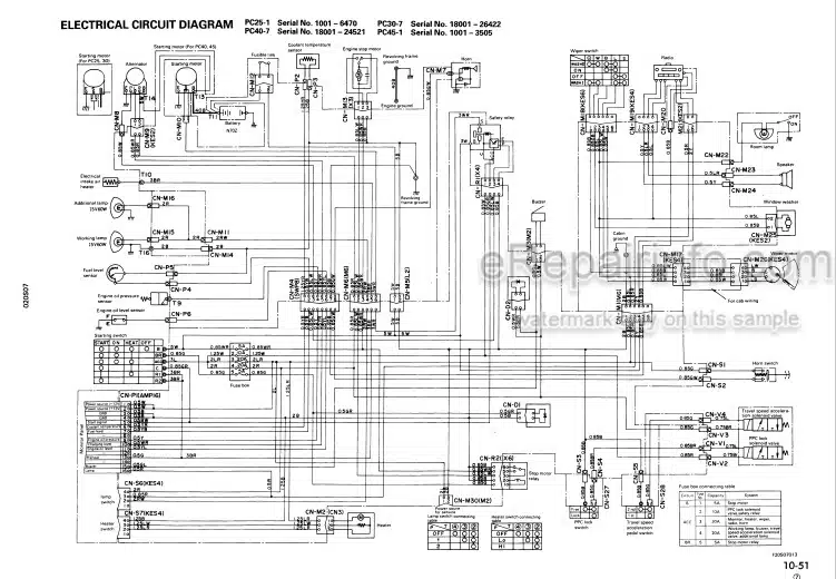 Photo 5 - Komatsu PC25-1 PC30-7 PC40-1 PC45-1 Shop Manual Excavator SEBM020S0707