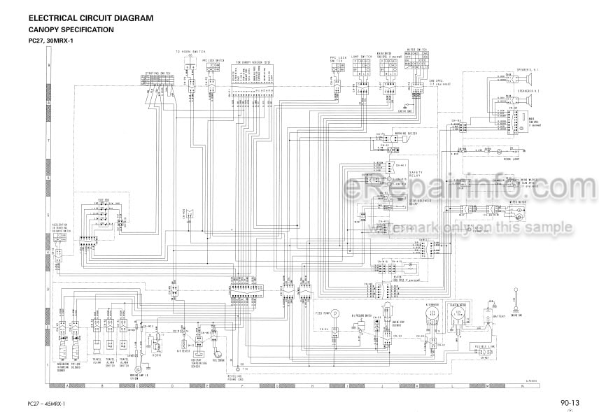 Photo 6 - Komatsu PC27MRX-1 PC30MRX-1 PC35MRX-1 PC40MRX-1 PC45MRX-1 Shop Manual Excavator SEBM016807
