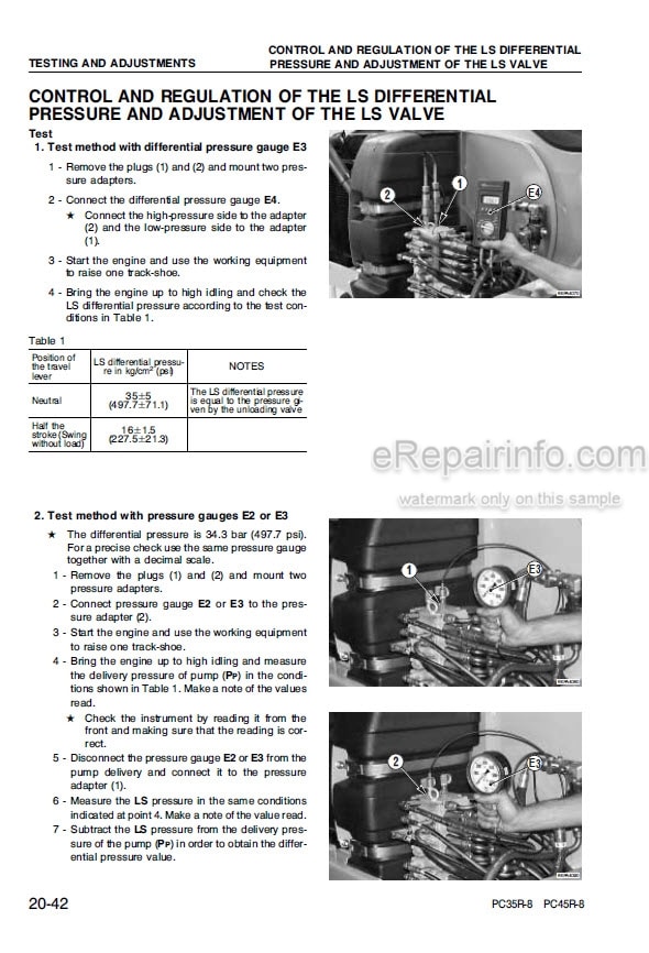 Photo 2 - Komatsu PC35R-8 PC45R-8 Deluxe Shop Manual Excavator WEBM003900
