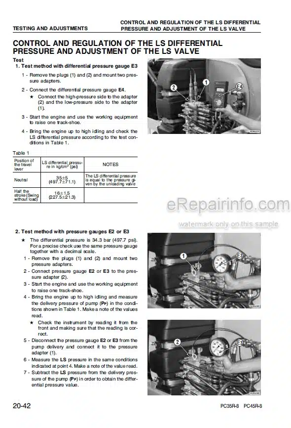 Photo 11 - Komatsu PC35R-8 PC45R-8 Deluxe Shop Manual Excavator WEBM003900