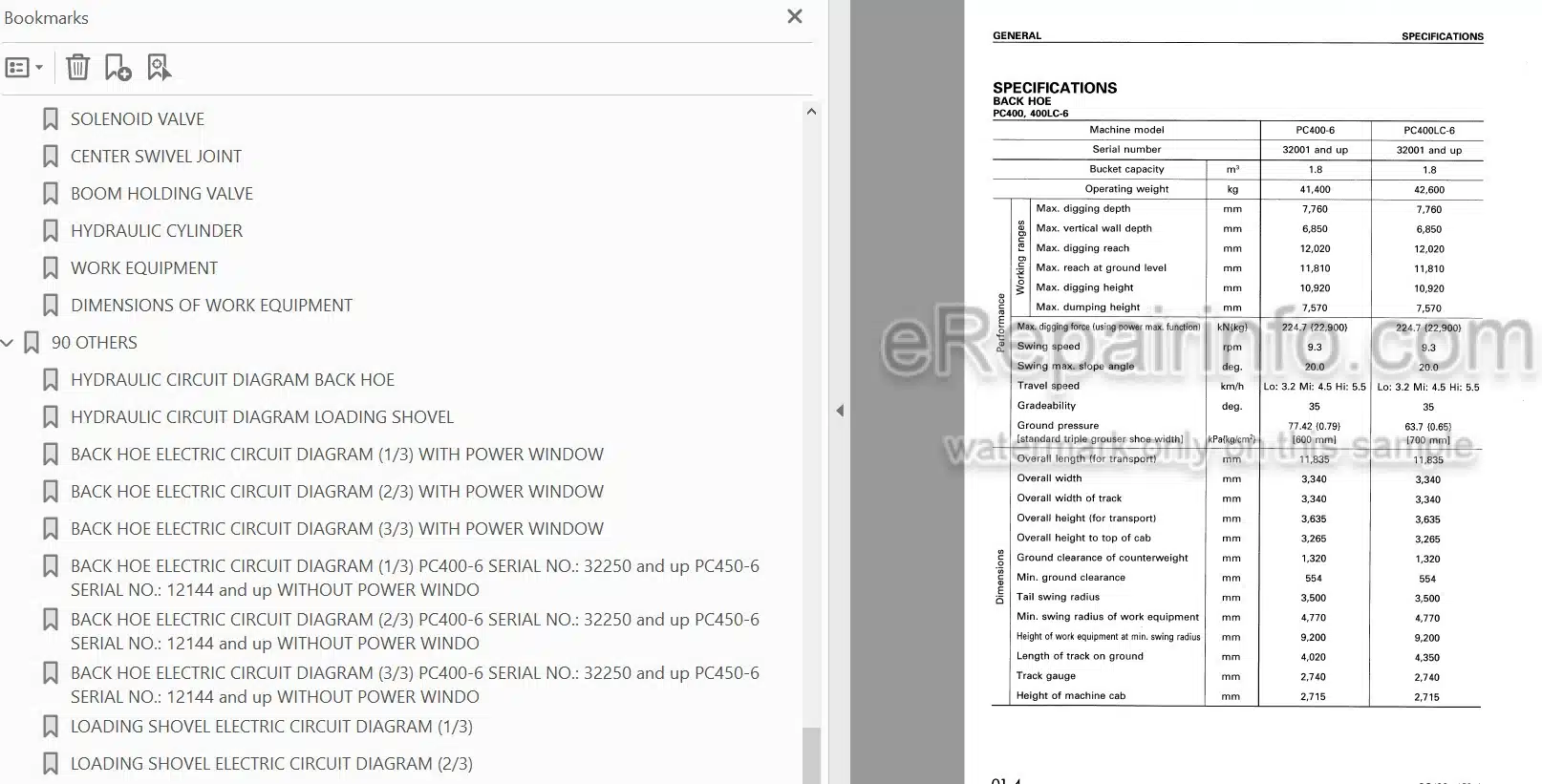 Photo 3 - Komatsu PC400 PC450 PC400-6 PC400LC-6 PC450-6 PC450LC-6 Shop Manual Excavator SEBM014507