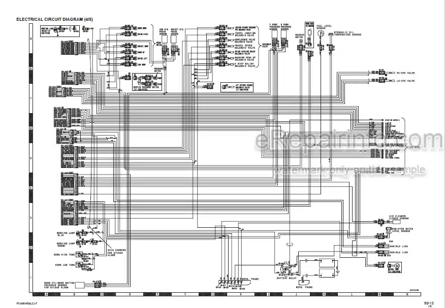 Photo 5 - Komatsu PC400 PC400-7 PC450-7 PC400LC-7 PC450 PC450LC-7 Shop Manual Excavator SEBM033007