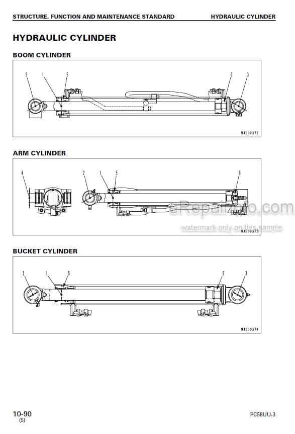 Photo 6 - Komatsu PC58UU-3 Shop Manual Excavator SEBM023907