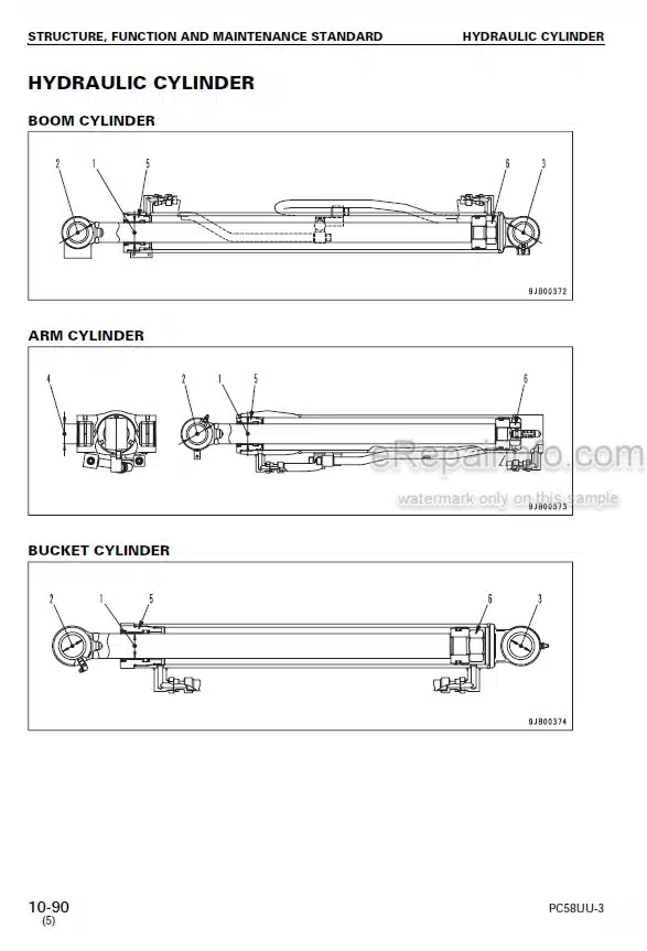 Photo 6 - Komatsu PC58UU-3 Shop Manual Excavator SEBM023907
