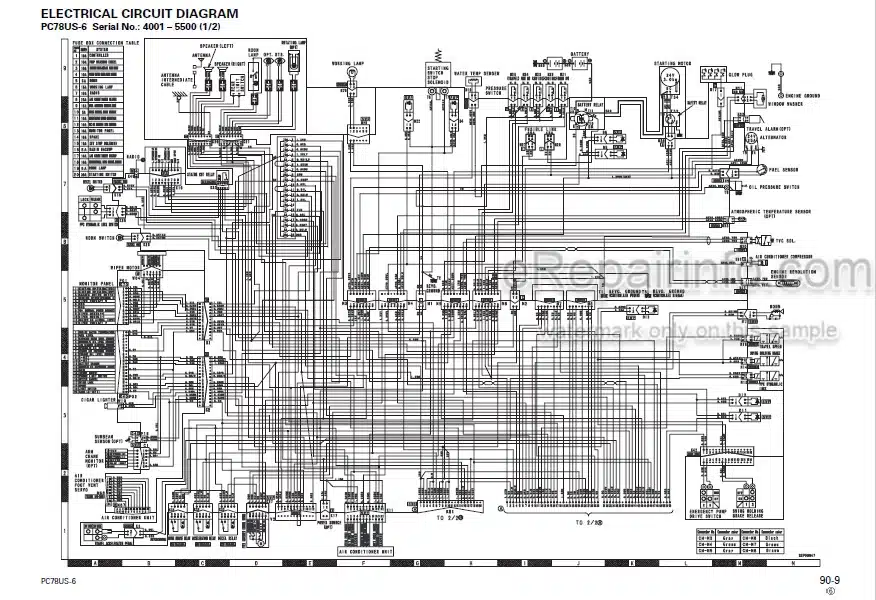 Photo 5 - Komatsu PC78US-6 PC78UU-6 Shop Manual Excavator SEBM025109