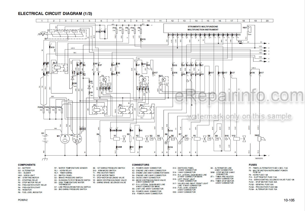 Photo 5 - Komatsu PC95R-2 Shop Manual Excavator