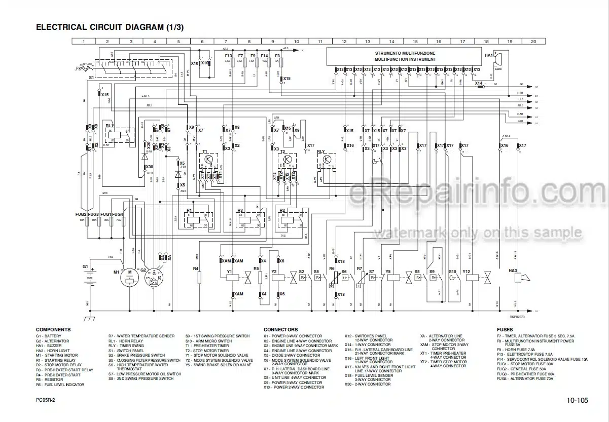 Photo 5 - Komatsu PC95R-2 Shop Manual Excavator
