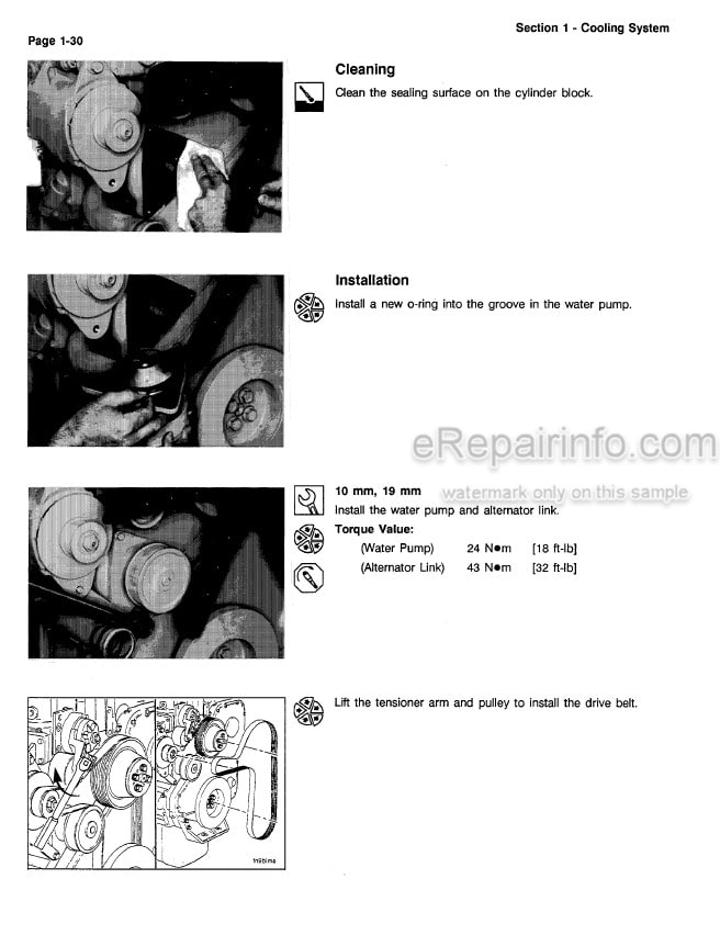 Photo 3 - Komatsu S6D114E-1 SA6D114E-1 SAA6D114E-1 Shop Troubleshooting Repair Manual Engine CEBM000601