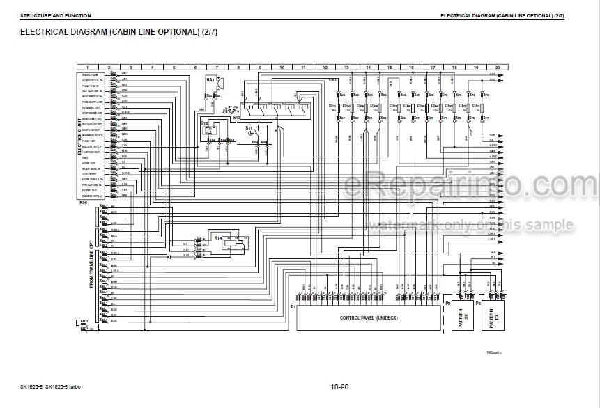 Photo 3 - Komatsu SK1020-5 SK1020-5NA SK1020-5 Turbo SK1020-5N Shop Manual Skid Steer Loader WEBM005300