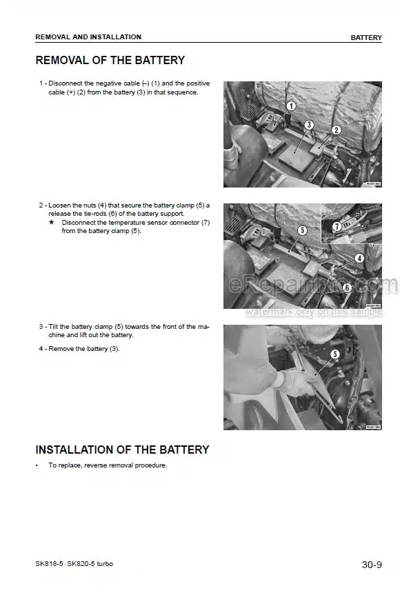 Photo 8 - Komatsu SK818-5 SK820-5 Turbo Shop Manual Skid Steer Loader WEBM005200