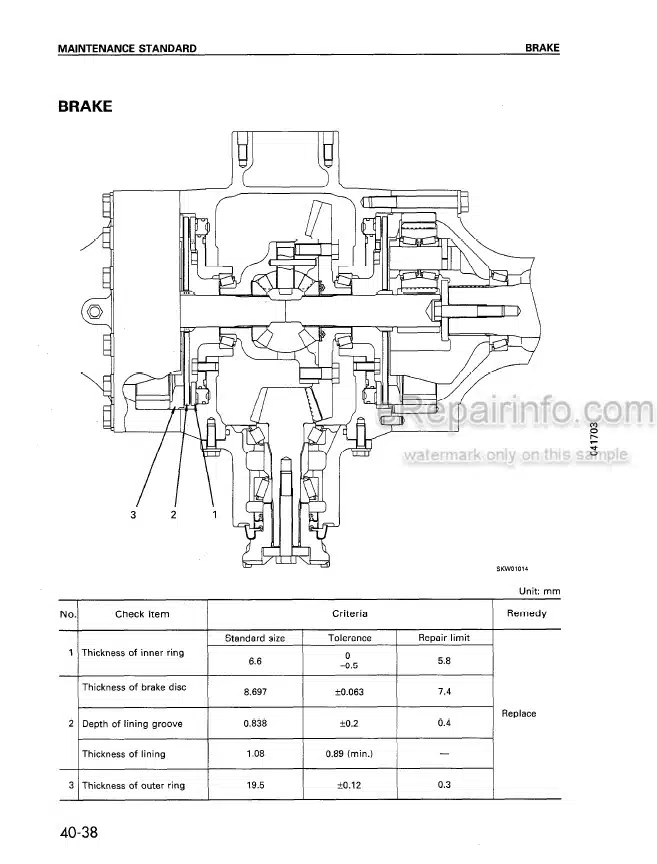 Photo 6 - Komatsu WA180-3 Shop Manual Wheel Loader SEBM005802