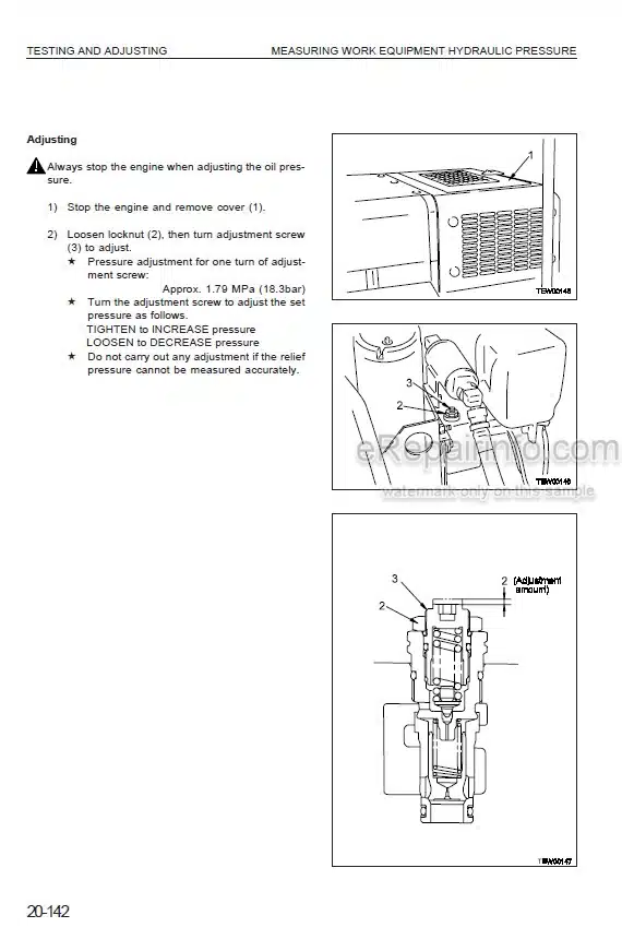 Photo 5 - Komatsu WA420-3H Shop Manual Wheel Loader VEBM470104