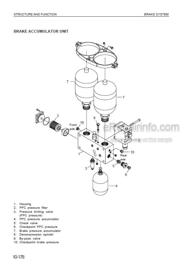 Photo 6 - Komatsu WA420-3H Shop Manual Wheel Loader VEBM470104