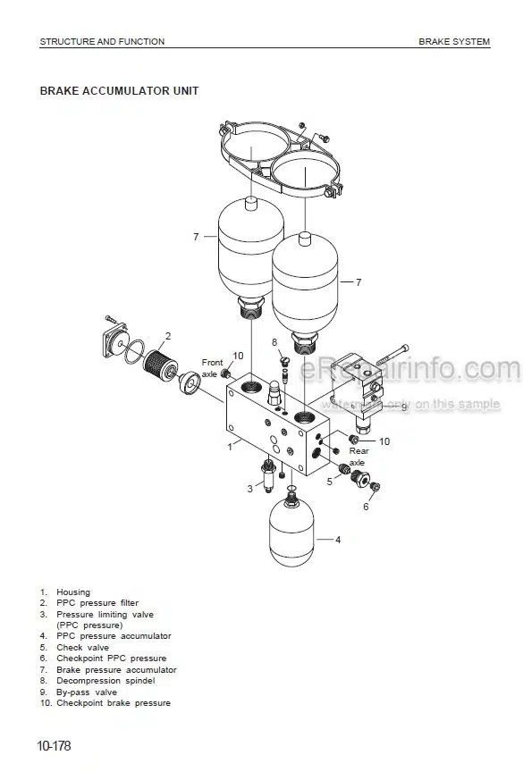 Photo 6 - Komatsu WA420-3H Shop Manual Wheel Loader VEBM470104