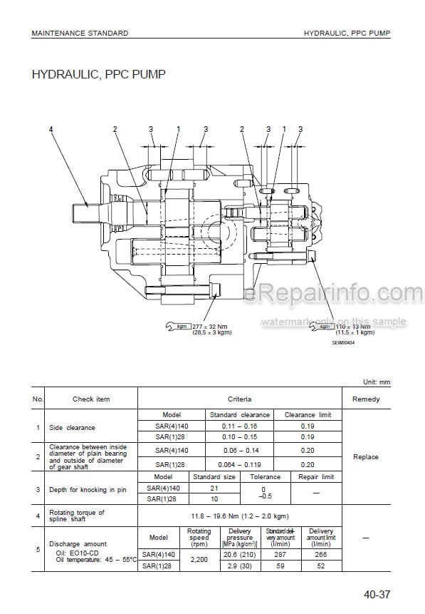 Photo 6 - Komatsu WA470-3 Shop Manual Wheel Loader VEBM480104