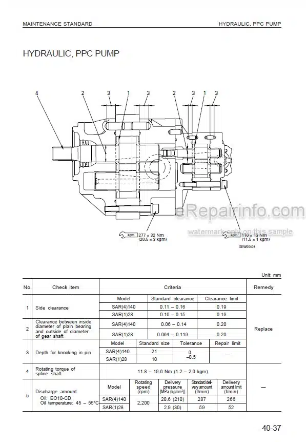 Photo 6 - Komatsu WA470-3 Shop Manual Wheel Loader VEBM480104