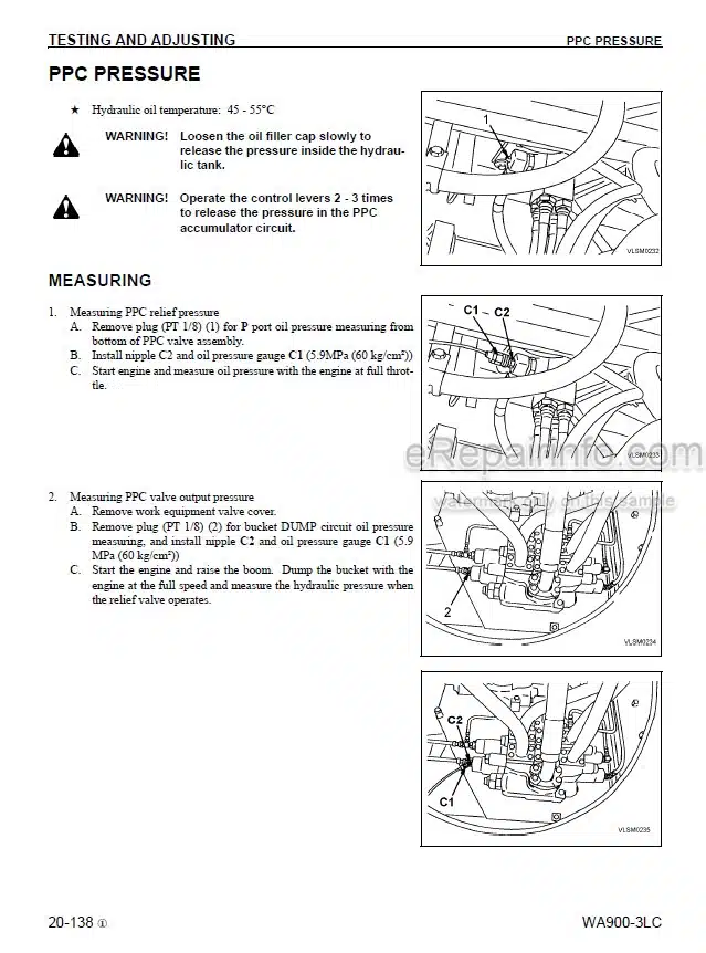 Photo 10 - Komatsu WA900-3 Shop Manual Wheel Loader CEBM003701