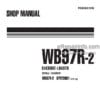 Photo 5 - Komatsu WB97R-2 Shop Manual Backhoe Loader WEBM001000