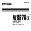 Photo 5 - Komatsu WB97R-2 Shop Manual Backhoe Loader WEBM001000