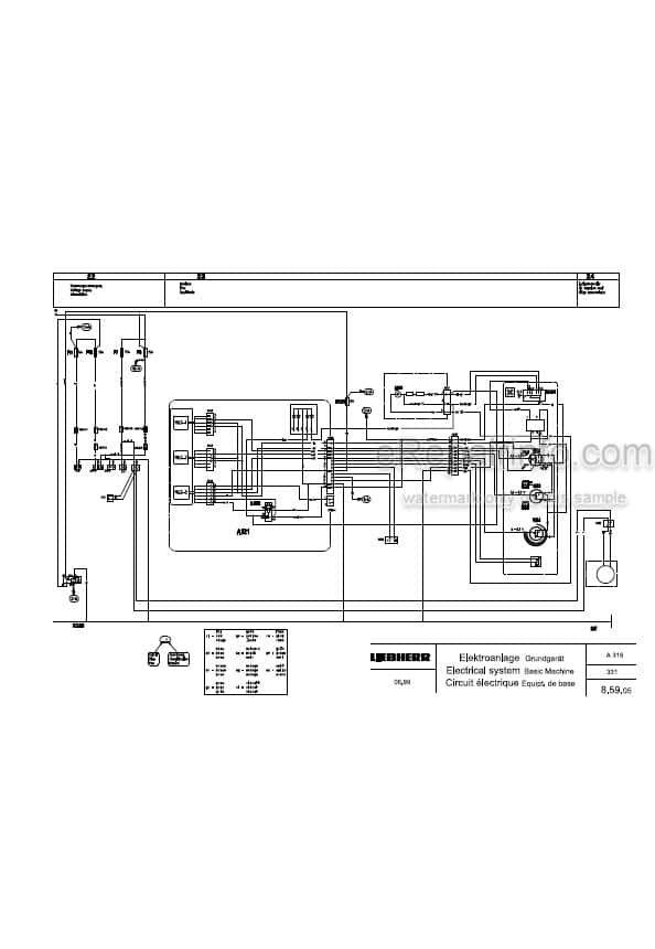 Photo 6 - Liebherr A308 A310 A310B A312 A316 R308 R310B R312 Service Manual Wheel Excavator