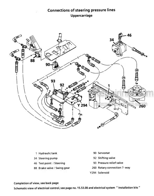 Photo 5 - Liebherr A308 A310 A310B A312 A316 R308 R310B R312 Service Manual Wheel Excavator