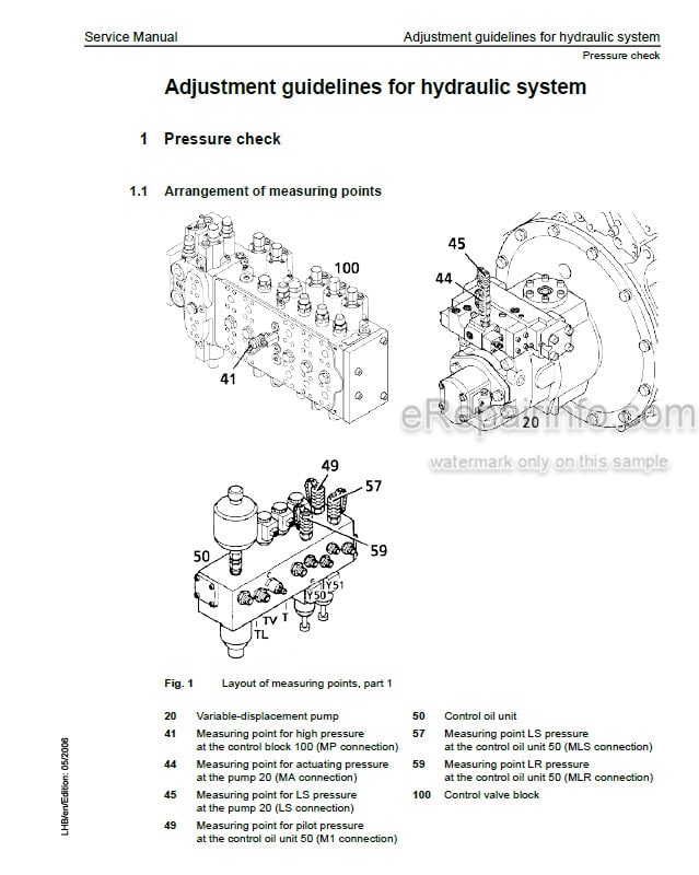 Photo 3 - Liebherr A309LI A311LI A312LI A314LI A316LI Service Manual Wheel Loader
