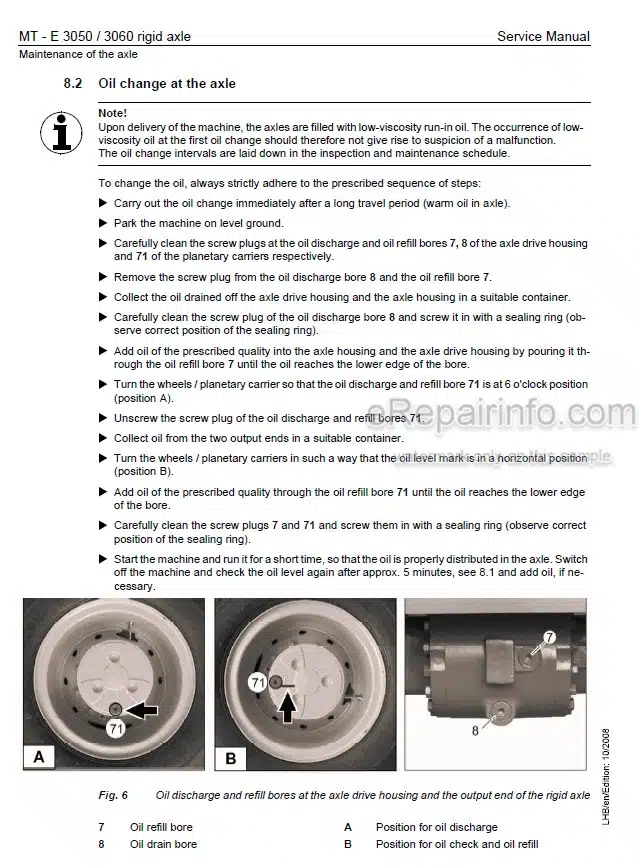 Photo 13 - Liebherr A309TCD A311TCS A312TCD A314TCD A316TCD R313TCD R317TCD Litronic TCD Service Manual Hydraulic Excavator