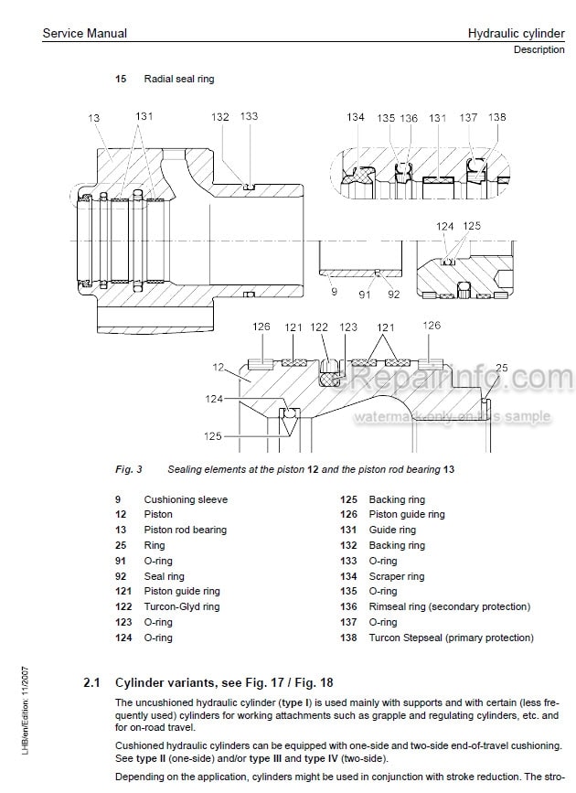 Photo 6 - Liebherr A900C-ZW Litronic Service Manual Hydraulic Excavator