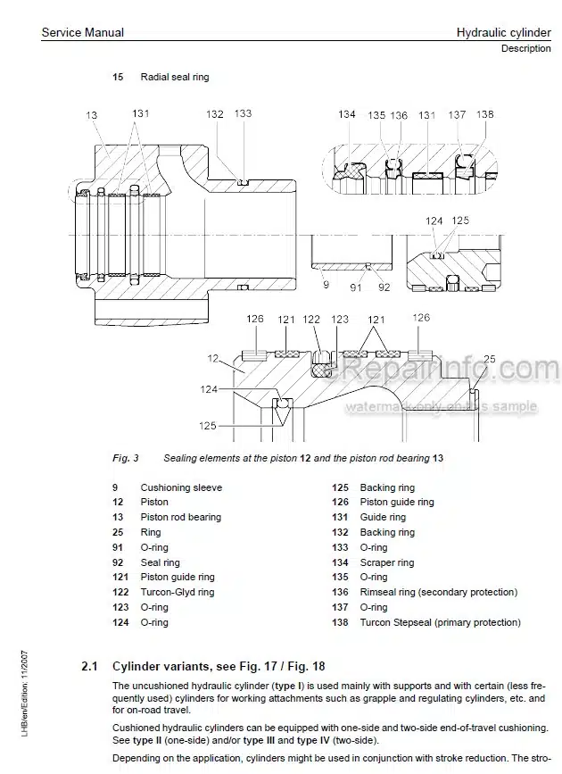 Photo 6 - Liebherr A900C-ZW Litronic Service Manual Hydraulic Excavator