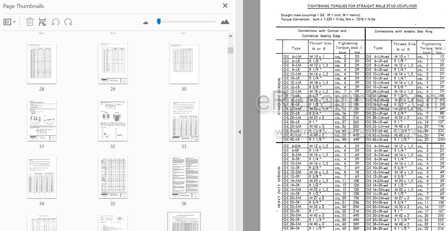 Photo 3 - Liebherr L511 L521 L531 L541 Service Manual Wheel Loader