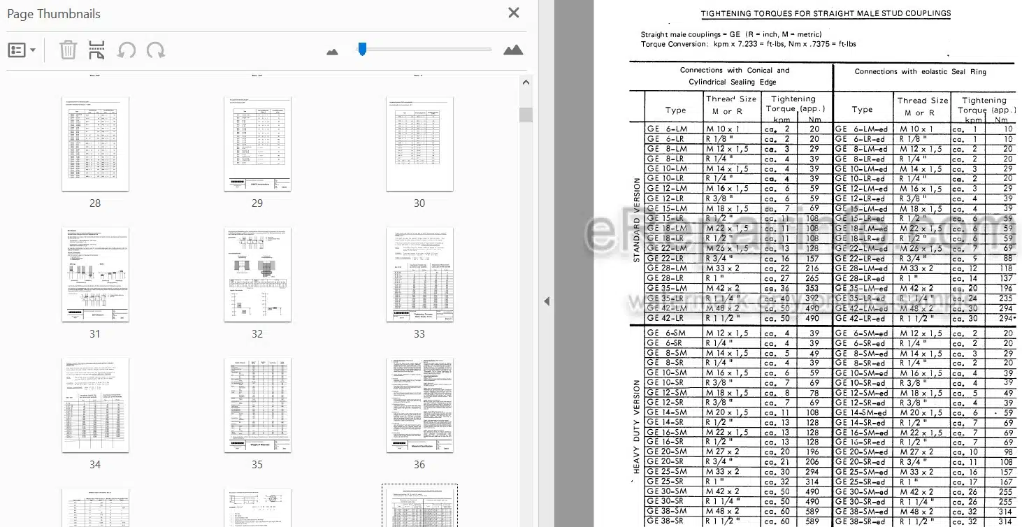 Photo 3 - Liebherr L511 L521 L531 L541 Service Manual Wheel Loader
