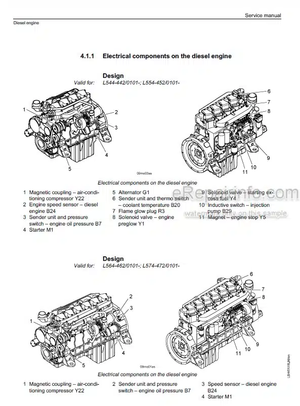 Photo 8 - Liebherr L544 L554 2PLUS2 Service Manual Wheel Loader