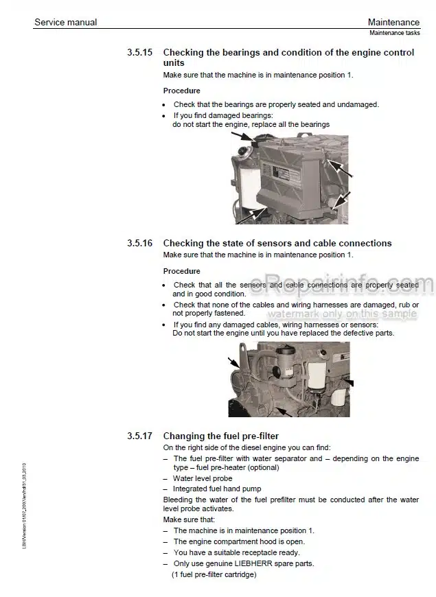 Photo 1 - Liebherr L586 2PLUS2 Service Manual Wheel Loader