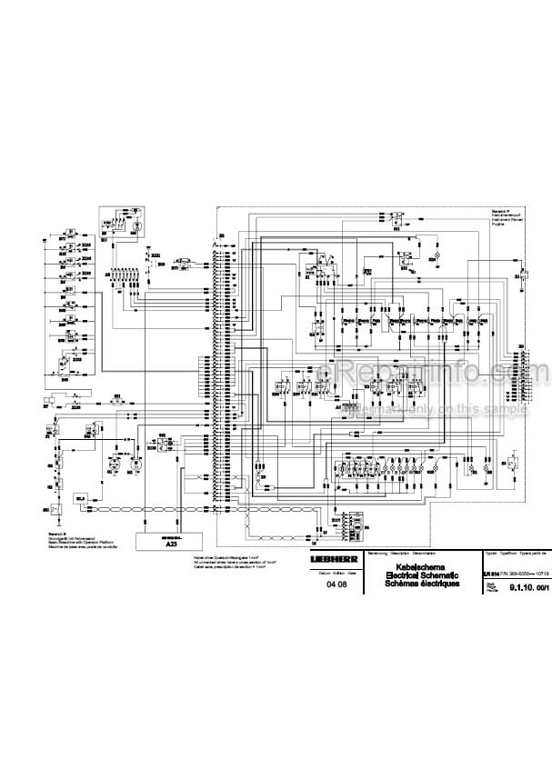 Photo 3 - Liebherr LR614 LR614 Series 4 Litronic Service Manual Crawler Loader