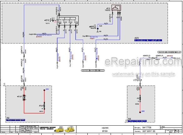 Photo 3 - Liebherr LR624 LR634 Series 4 Litronic Service Manual Crawler Loader