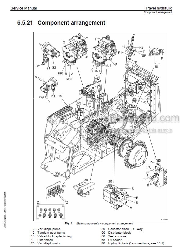 Photo 6 - Liebherr LR624 LR634 Series 4 Litronic Service Manual Crawler Loader