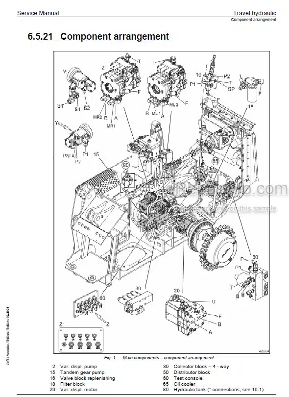 Photo 6 - Liebherr LR624 LR634 Series 4 Litronic Service Manual Crawler Loader