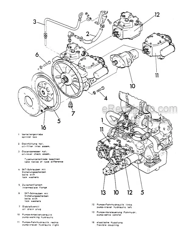 Photo 6 - Liebherr PR711 PR721C PR731C PR741C PR751 Repair Manual Crawler Loader