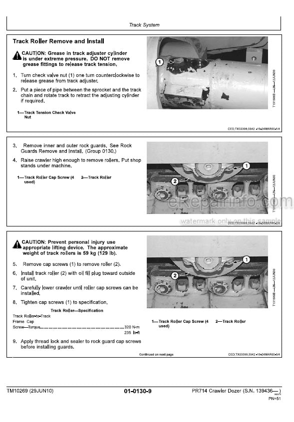 Photo 11 - Liebherr PR714 Repair Manual Crawler Dozer TM10269