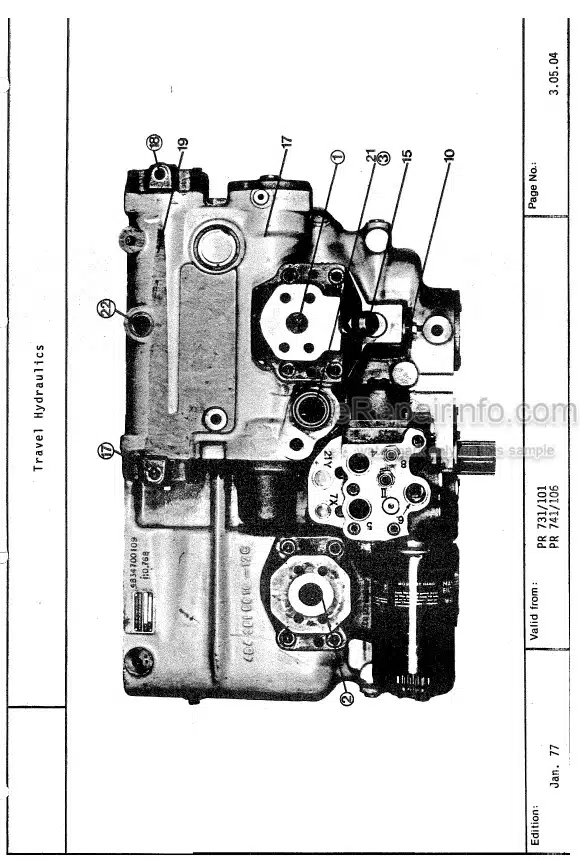 Photo 4 - Liebherr PR721 PR731 PR741 Service Manual Crawler Dozer