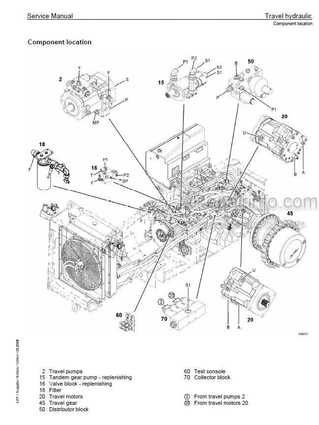 Photo 3 - Liebherr PR724 PR734 PR744 PR754 PR764 Series 4 Litronic Service Manual Crawler Dozer