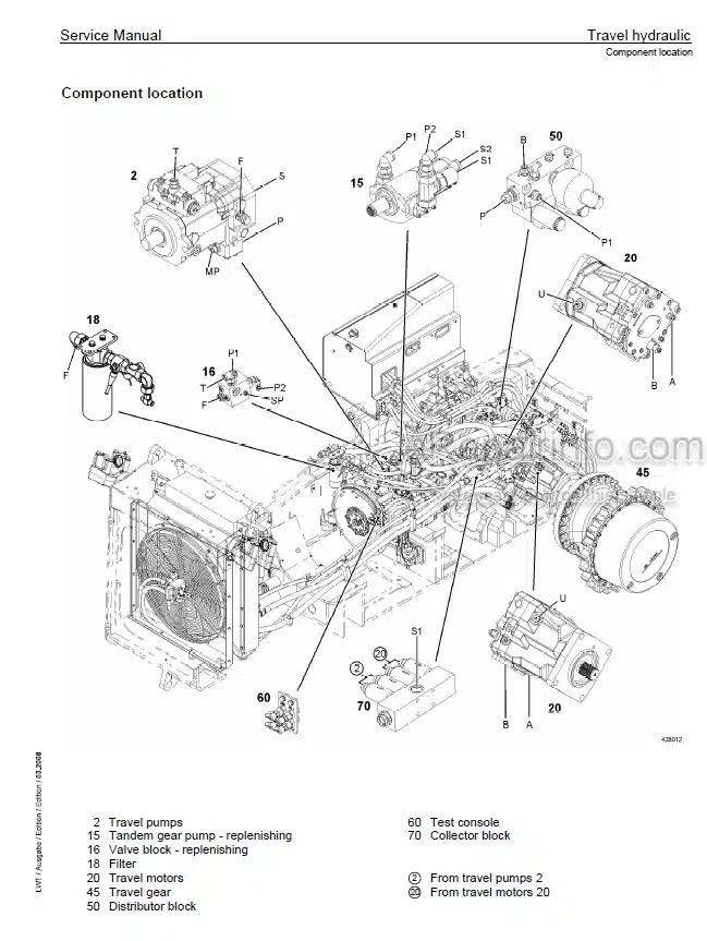 Photo 3 - Liebherr PR724 PR734 PR744 PR754 PR764 Series 4 Litronic Service Manual Crawler Dozer