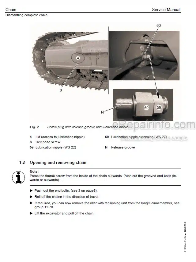 Photo 14 - Liebherr R900C-EDC Litronic Service Manual Hydraulic Excavator