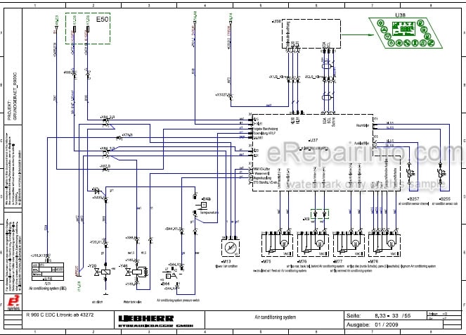 Photo 5 - Liebherr R900C-EDC Litronic Service Manual Hydraulic Excavator