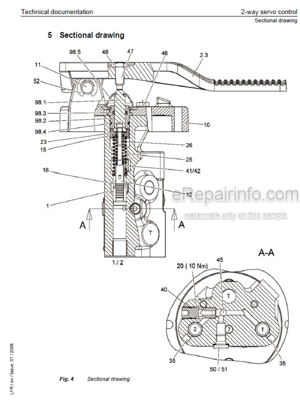 Photo 3 - Liebherr R900C R904C Litronic Service Manual Crawler Excavator